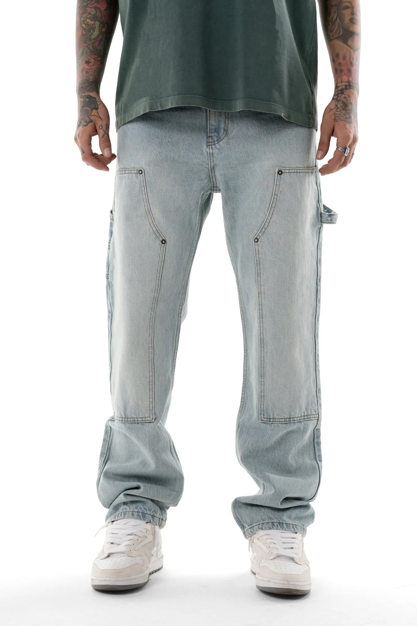 Premium Carpenter Sand Wash Jeans