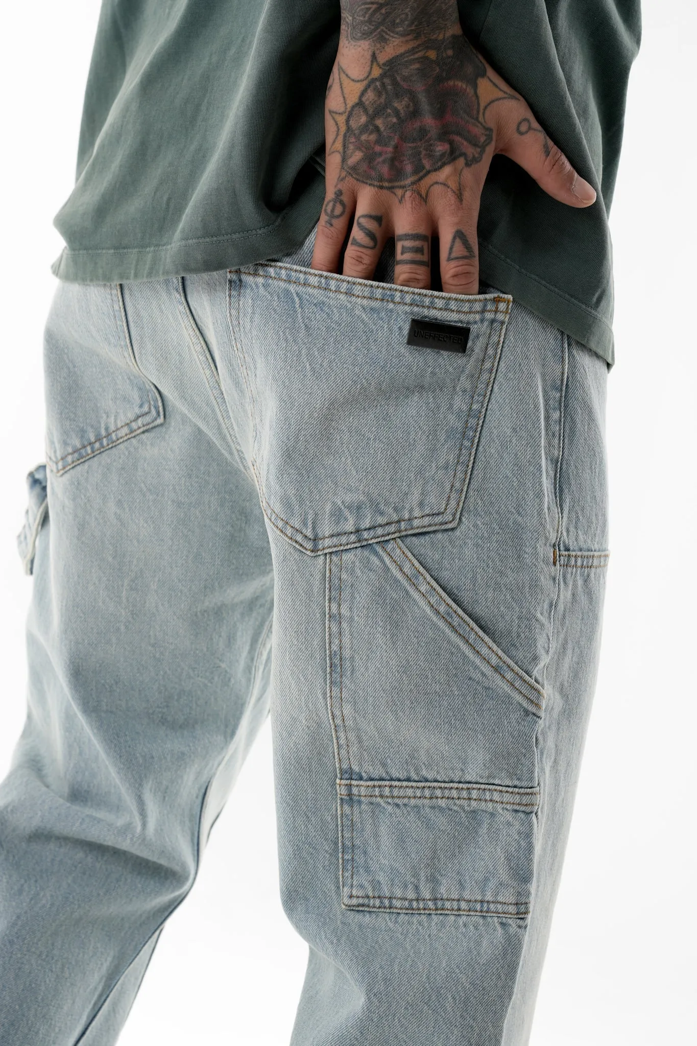 Premium Carpenter Sand Wash Jeans