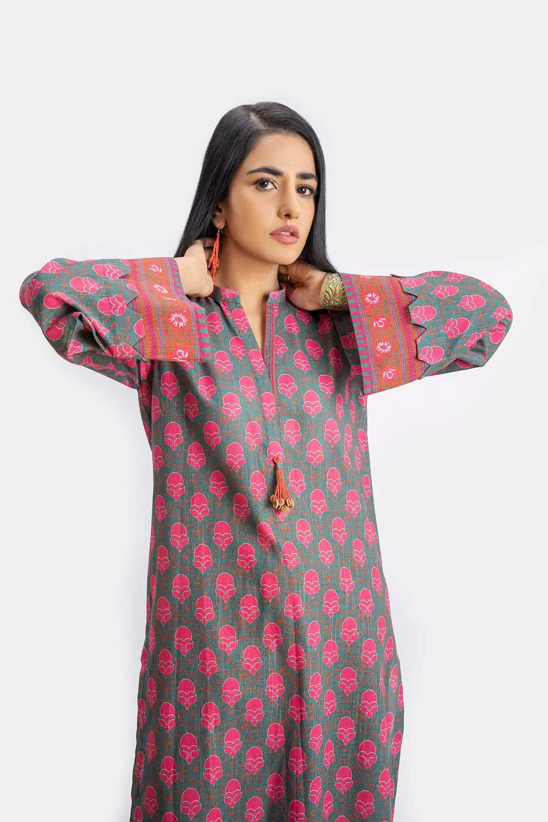 Printed Khaddar - 2 Piece