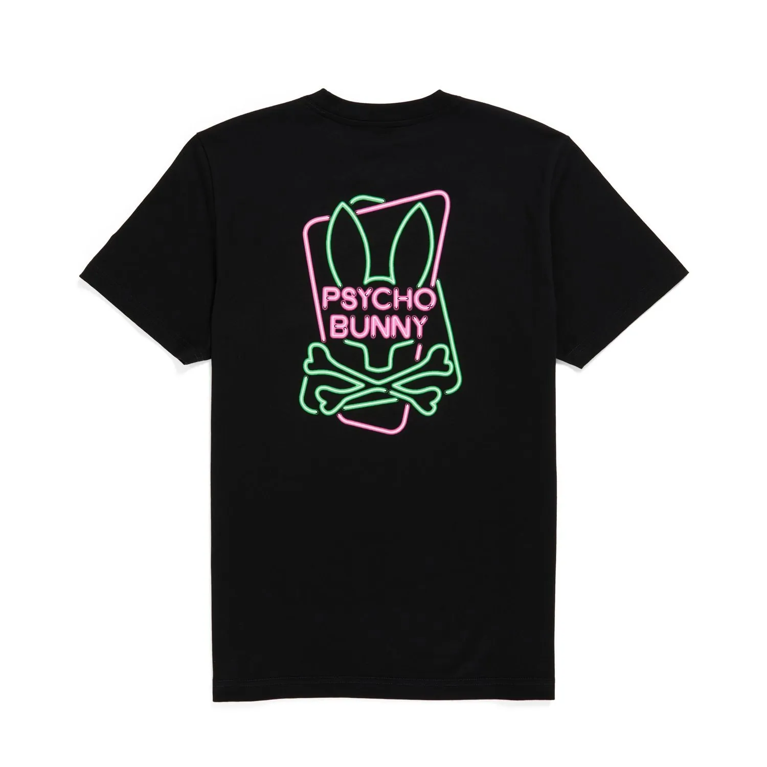 Psycho Bunny Mens Claude Graphic Tee - Black