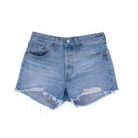 Shorts Donna Levi's 501 Original Light Indigo