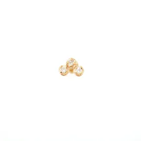 Single Freckle Earring w/ 5 mm Flat Back