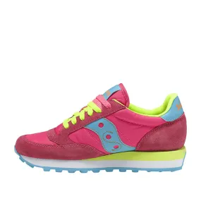 Sneakers Donna Saucony Jazz Original Rosa / Giallo Fluo / Celeste