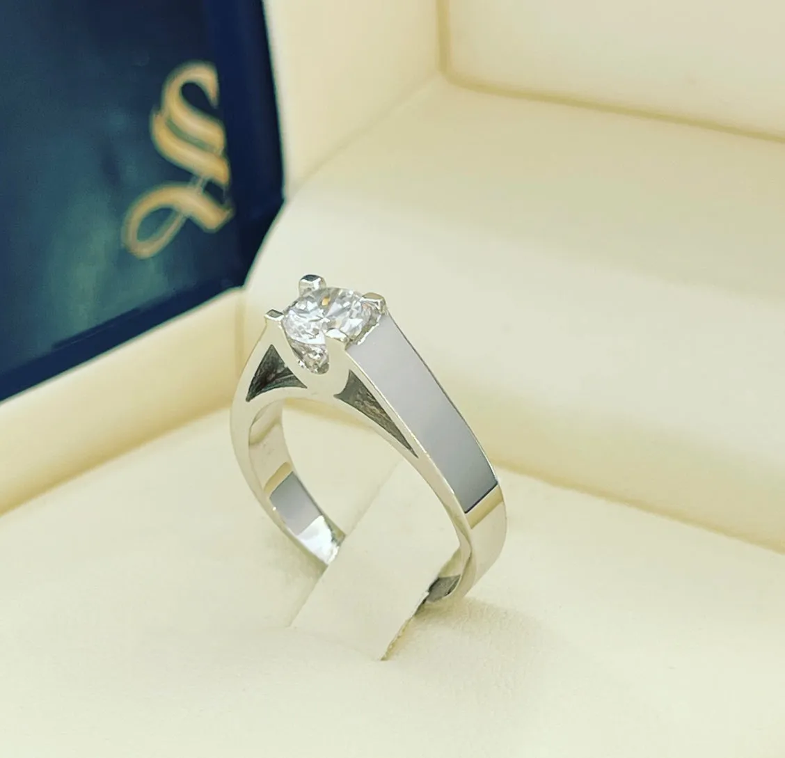 Solitaire engagement ring ZER053