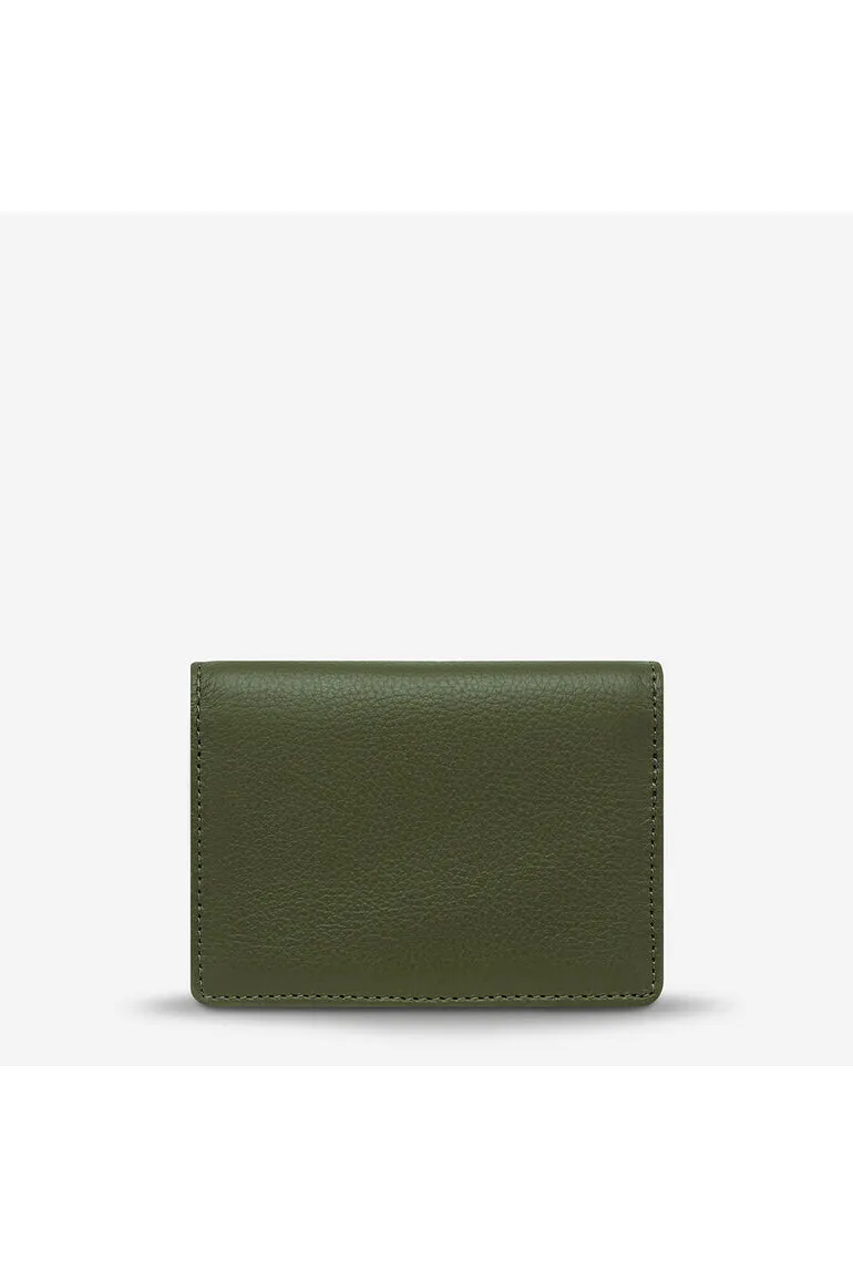 Status Anxiety - Easy Does It - Card Wallet - Khaki