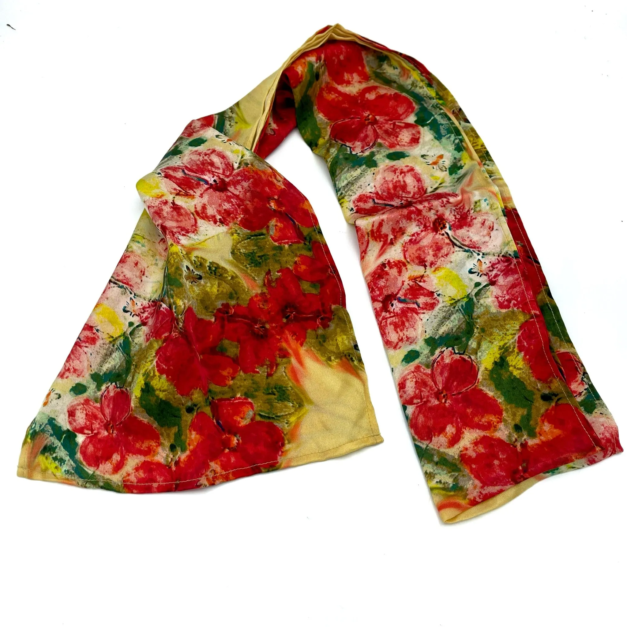 Step Into Pollination Silk Scarf