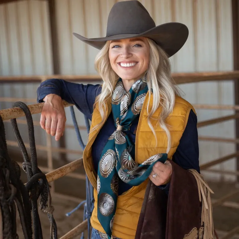 The "Big Concho" Scarf - Jade