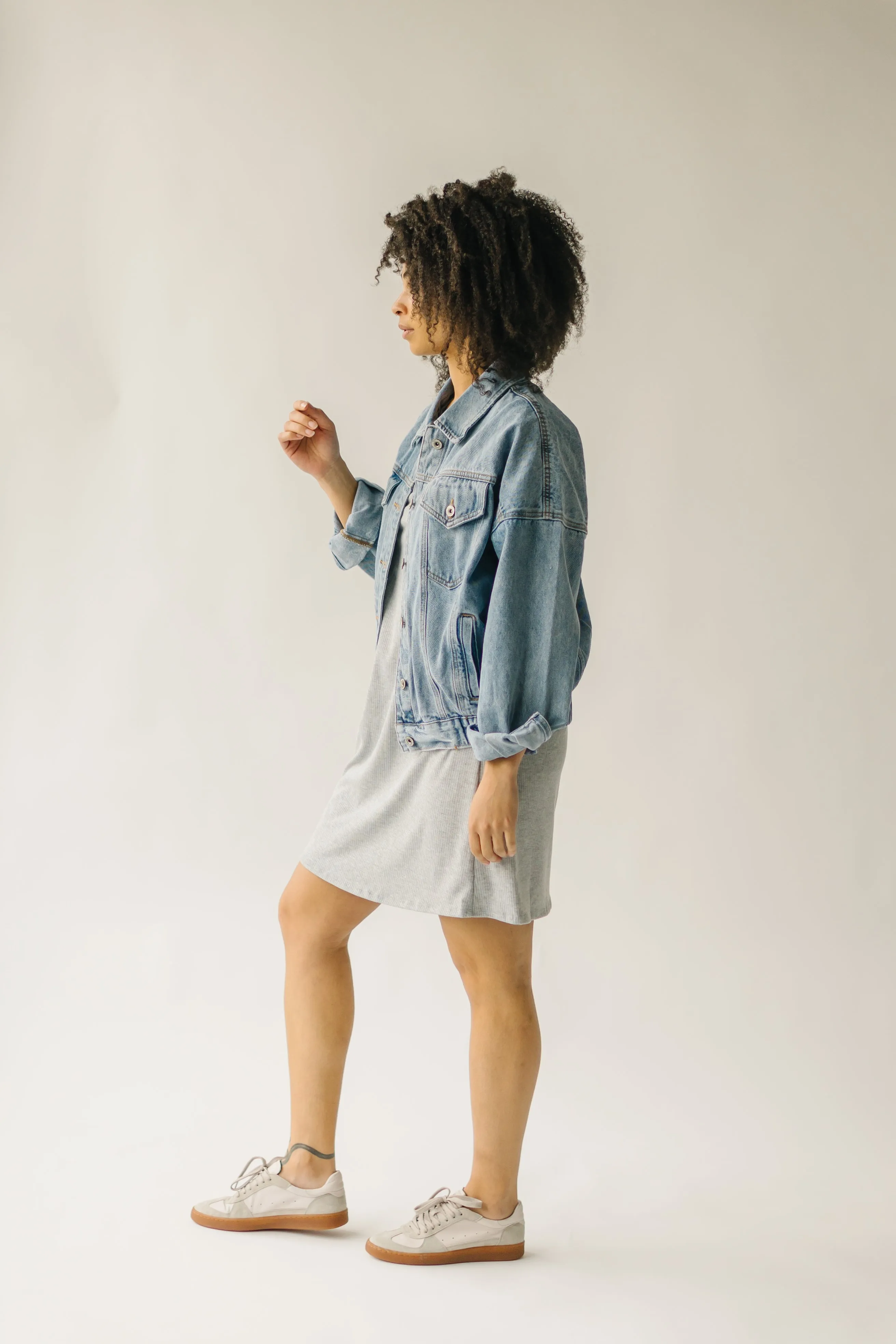 The Tessler Washed Jacket in Denim Blue