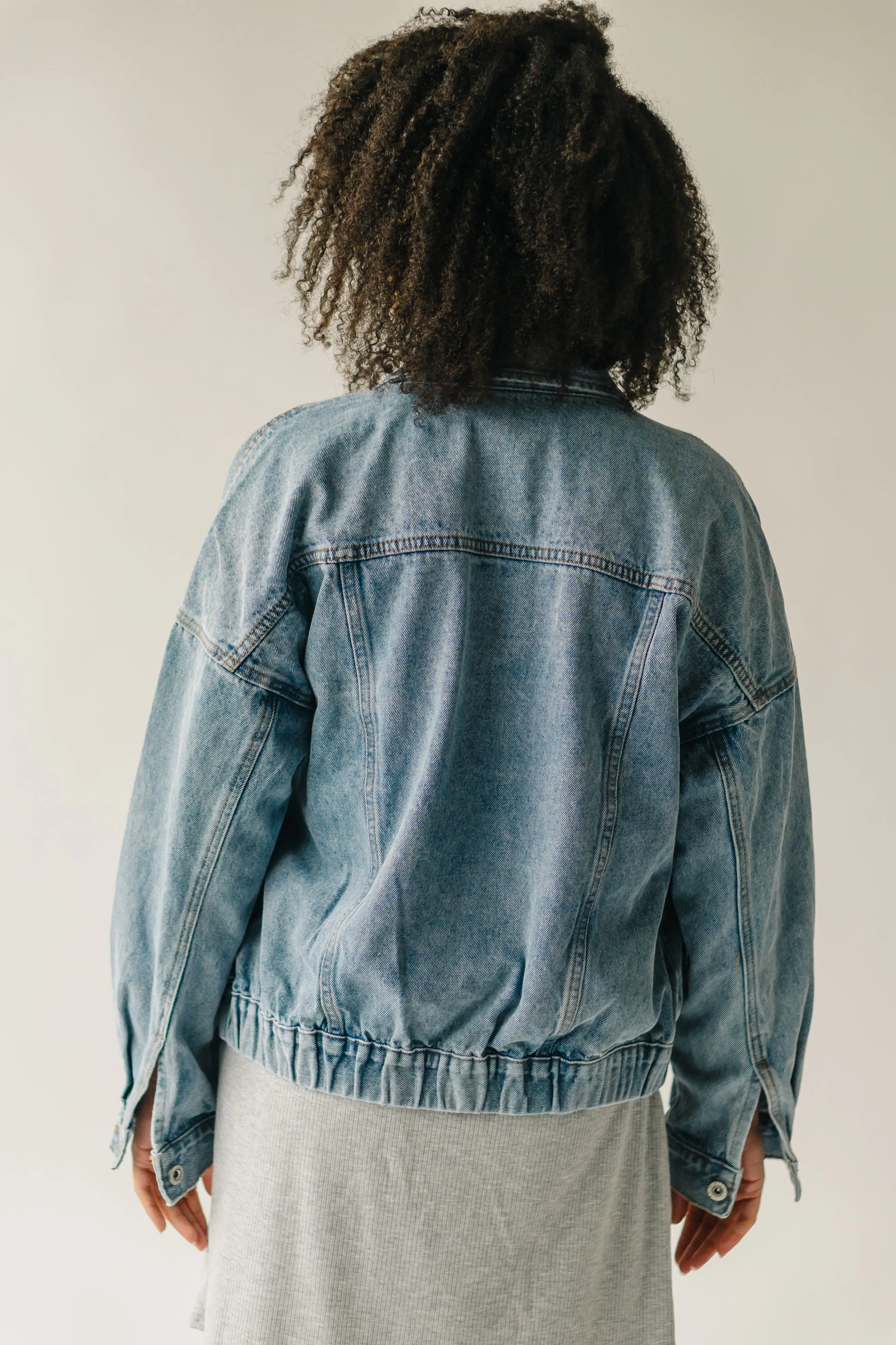 The Tessler Washed Jacket in Denim Blue