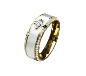 Timeless Design Diamond Gold Ring