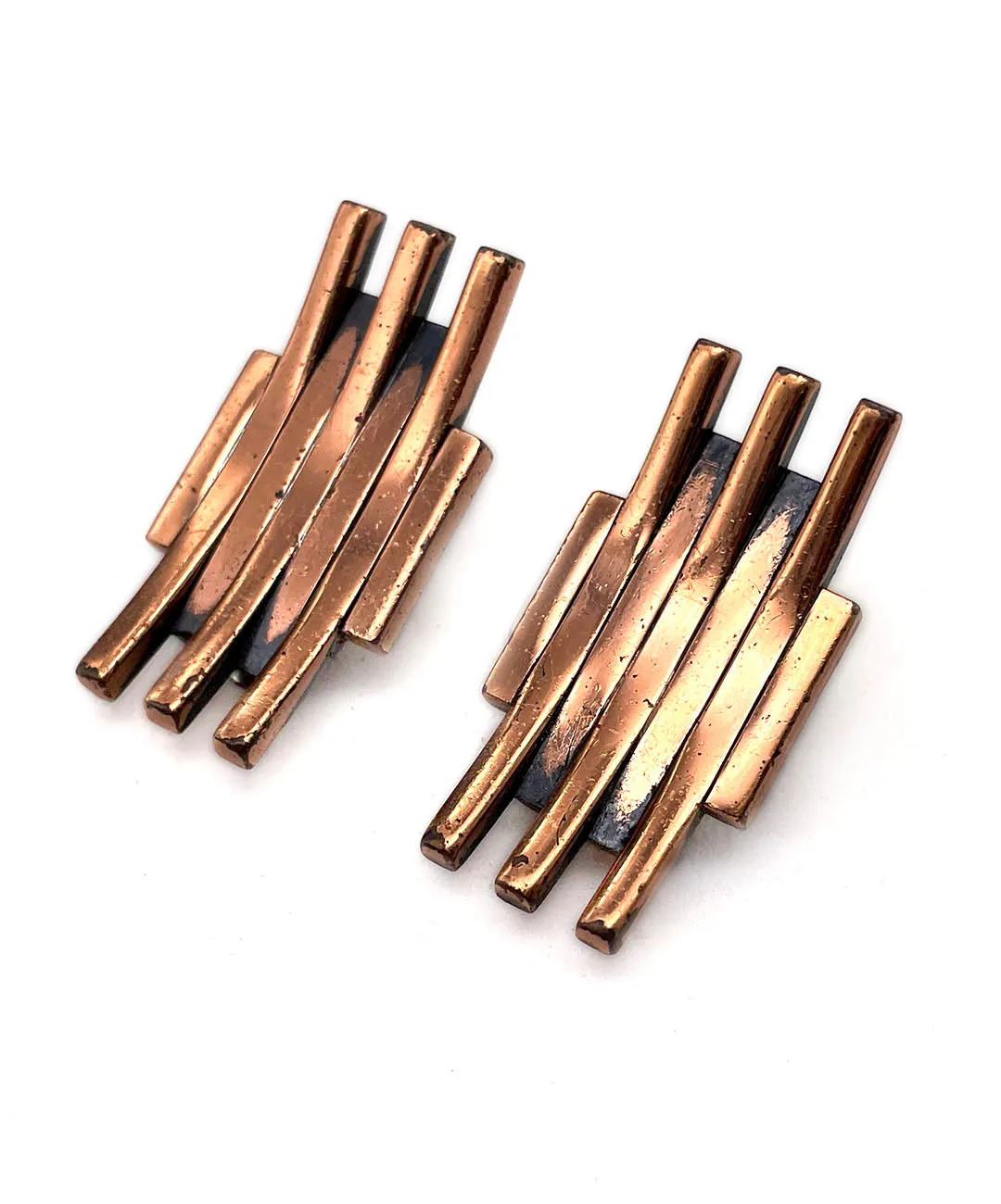 【USA輸入】ヴィンテージ RENOIR コッパー イヤリング/Vintage RENOIR Copper Clip On Earrings