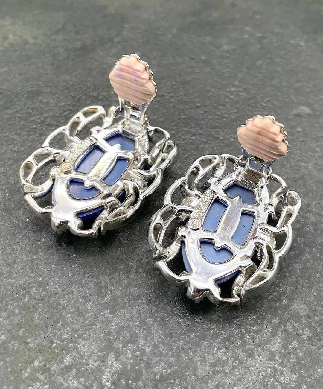 【USA輸入】ヴィンテージ SARAH COV. フィリグリー イヤリング/Vintage SARAH COV. Filigree Clip On Earrings