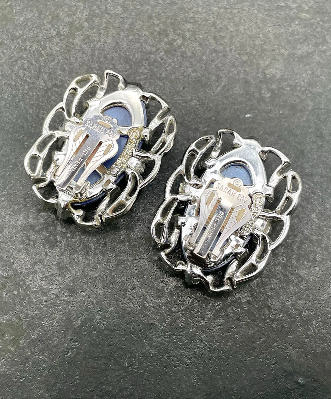 【USA輸入】ヴィンテージ SARAH COV. フィリグリー イヤリング/Vintage SARAH COV. Filigree Clip On Earrings