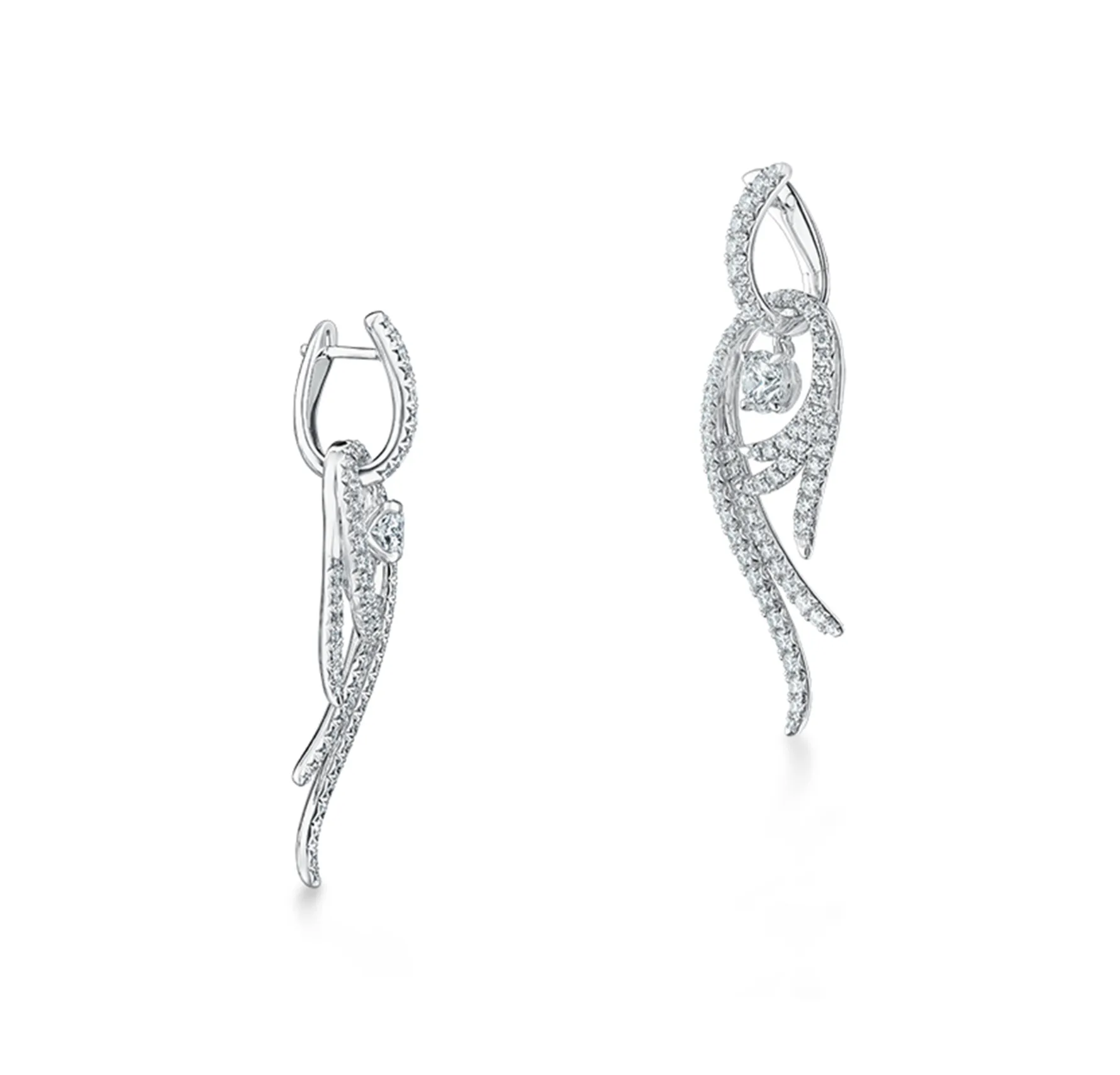 Vela Twisted Drop Earrings (small)