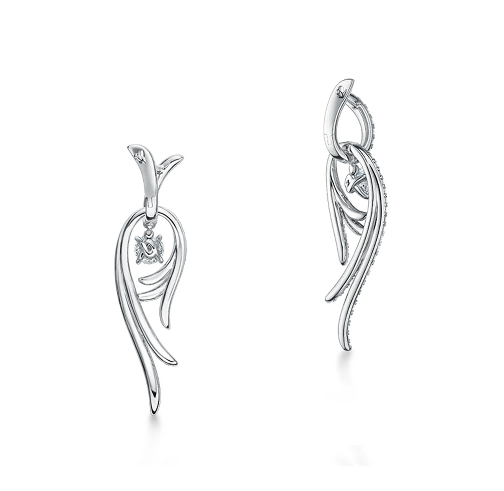 Vela Twisted Drop Earrings (small)