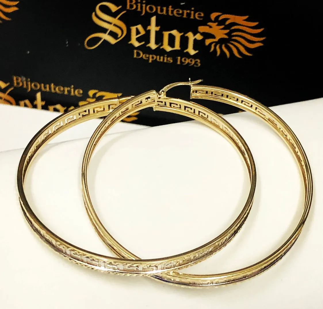 Venicia Big hoop earrings E131