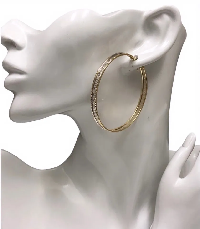 Venicia Big hoop earrings E131