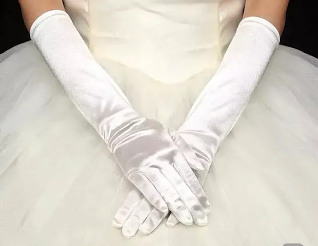 White Opera Gloves