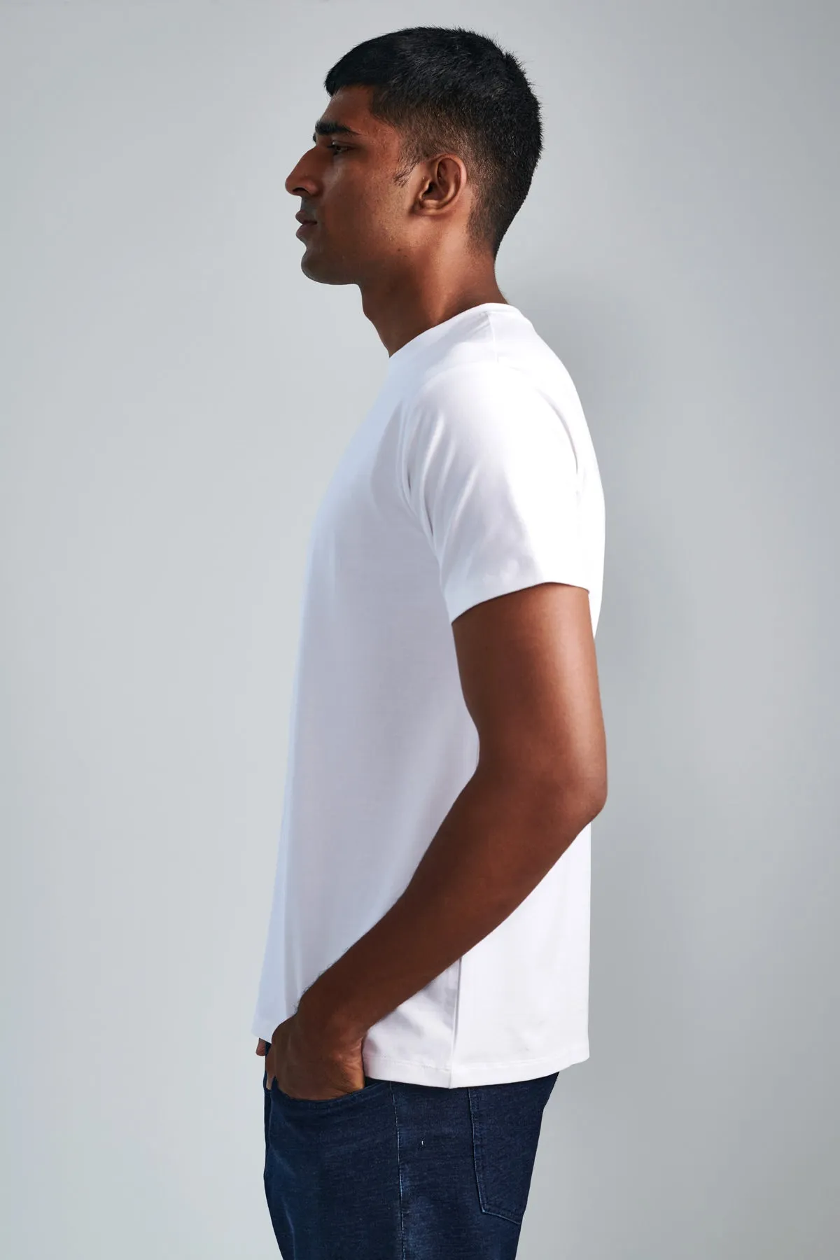 White Regular Core Tee