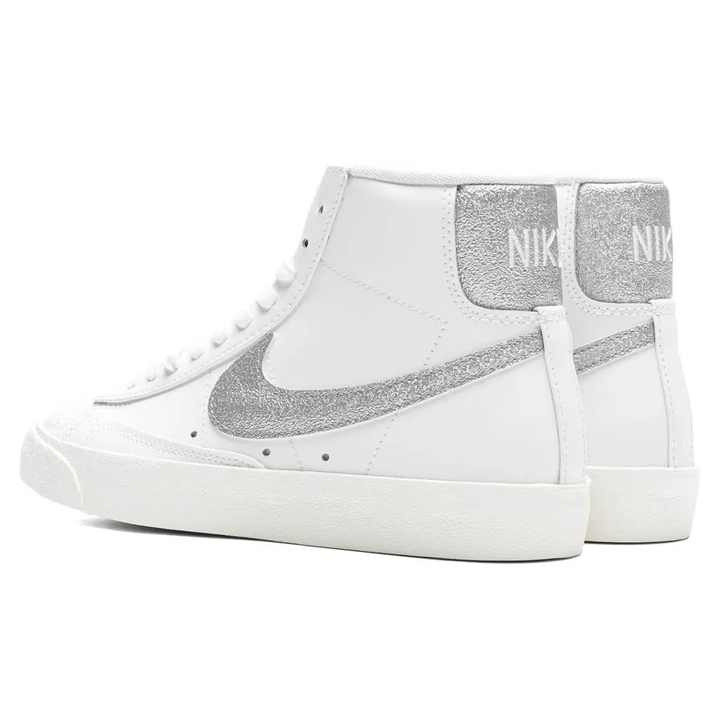 Women's Mid '77 - White/Metallic Silver/Sail