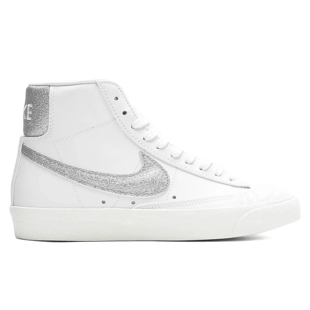 Women's Mid '77 - White/Metallic Silver/Sail