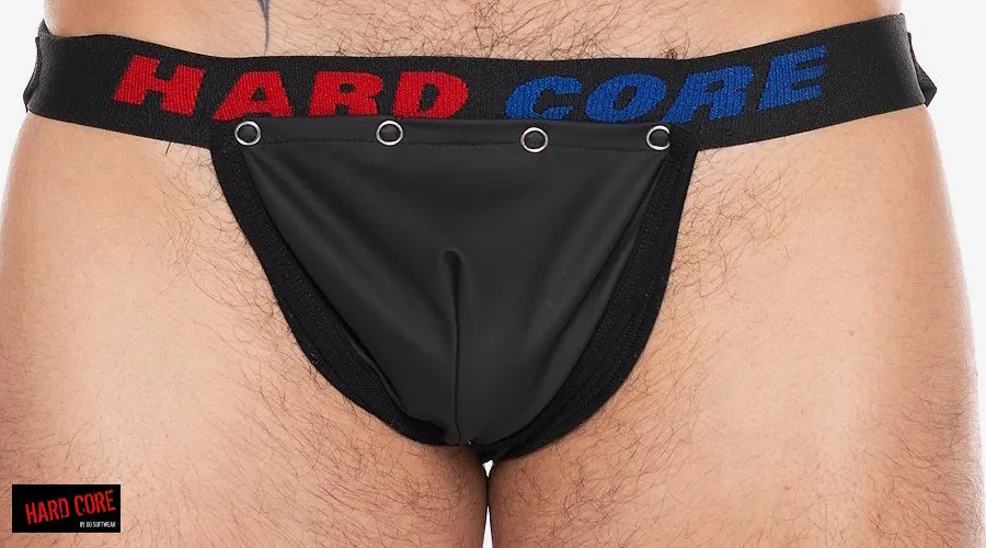 X Pleather Jockstrap w/Cod Piece