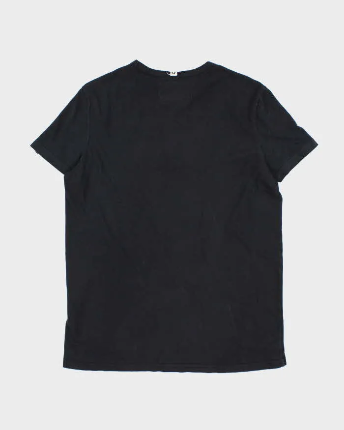 Y2K True Religion Black T-Shirt - M