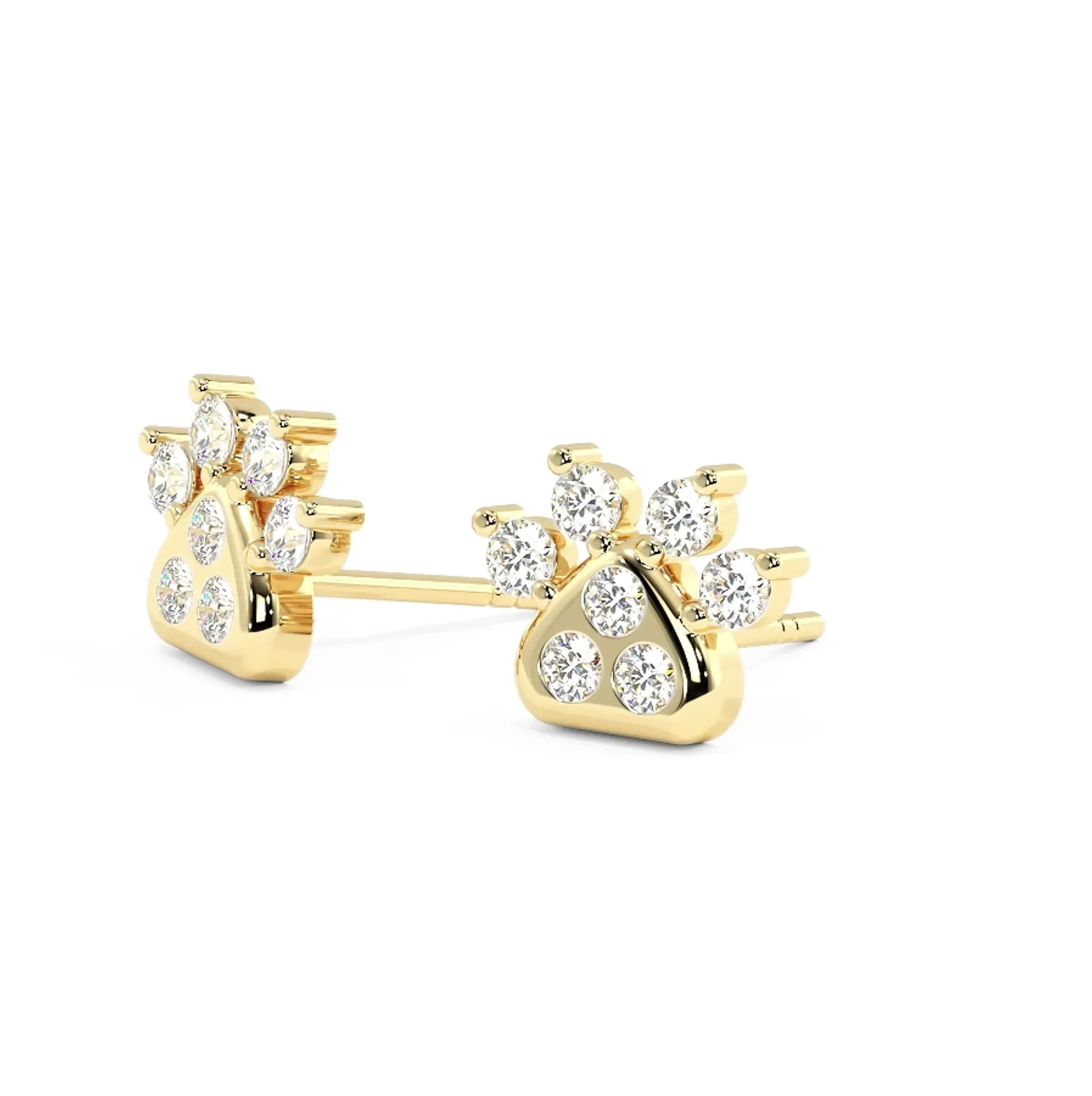 Zampa Earrings Lab Diamond