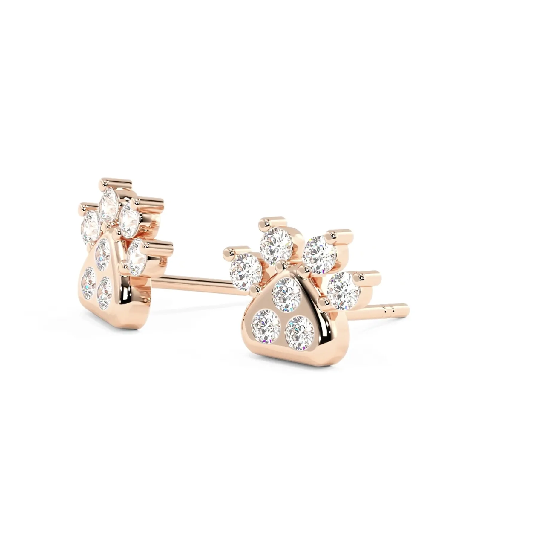 Zampa Earrings Lab Diamond