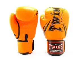 泰拳拳套 Thai Boxing Gloves :TWINS SPECIAL FBGVS3-TW6 ORANGE